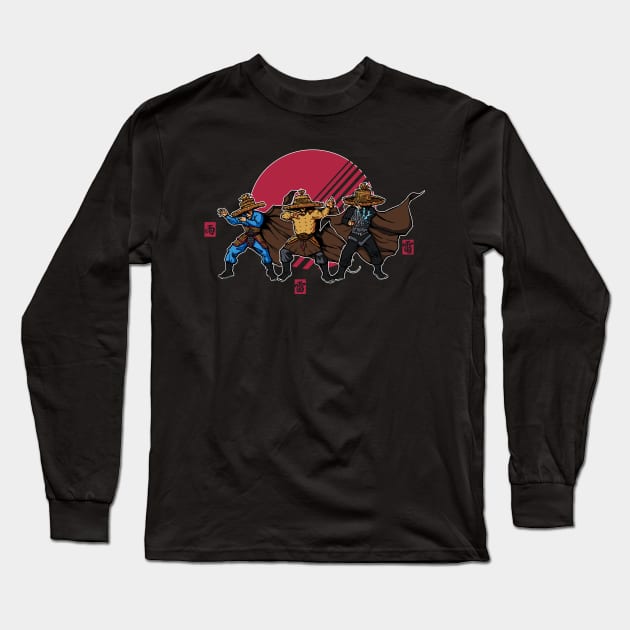 Straw Hats, Magic and Kung-fu Long Sleeve T-Shirt by AndreusD